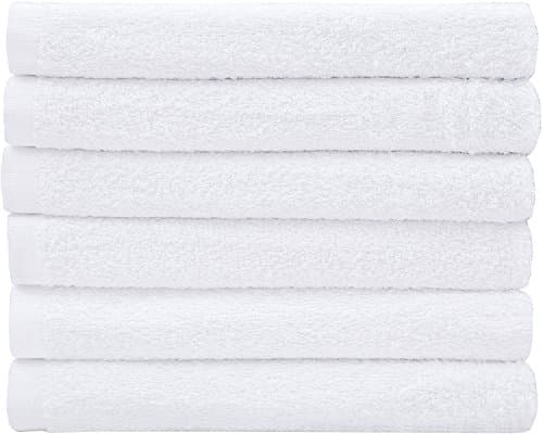 Utopia Towels - Cotton Washcloths Set - 100% Ring Spun Cotton, Premium Quality Flannel Face Cloths, Highly Absorbent and Soft Feel Fingertip Towels (24 Pack, White) — view 5