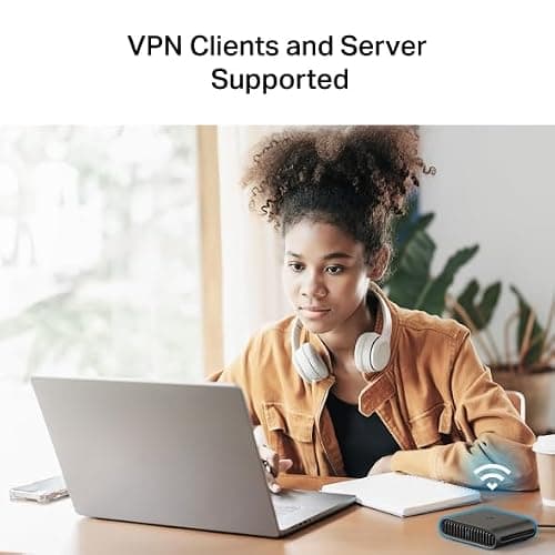TP-Link Roam 6 AX1500 Dual-Band WiFi 6 Portable Travel Router (TL-WR1502X), Pocket-Sized, USB-C Powered, OpenVPN/WireGuard, USB Tethering, Gigabit Ports, Multi-Mode, Hotel/Cruise/Travel Ready