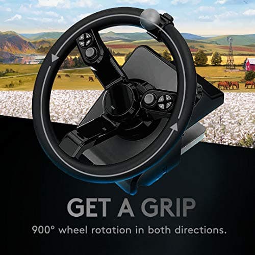 Logitech G Farm Simulator Heavy Equipment Bundle (2nd Generation), Steering Wheel Controller for Farm Simulation 2025 (and Previous Versions), Wheel, Pedals, Vehicle Side Panel Control Deck for PC — view 2