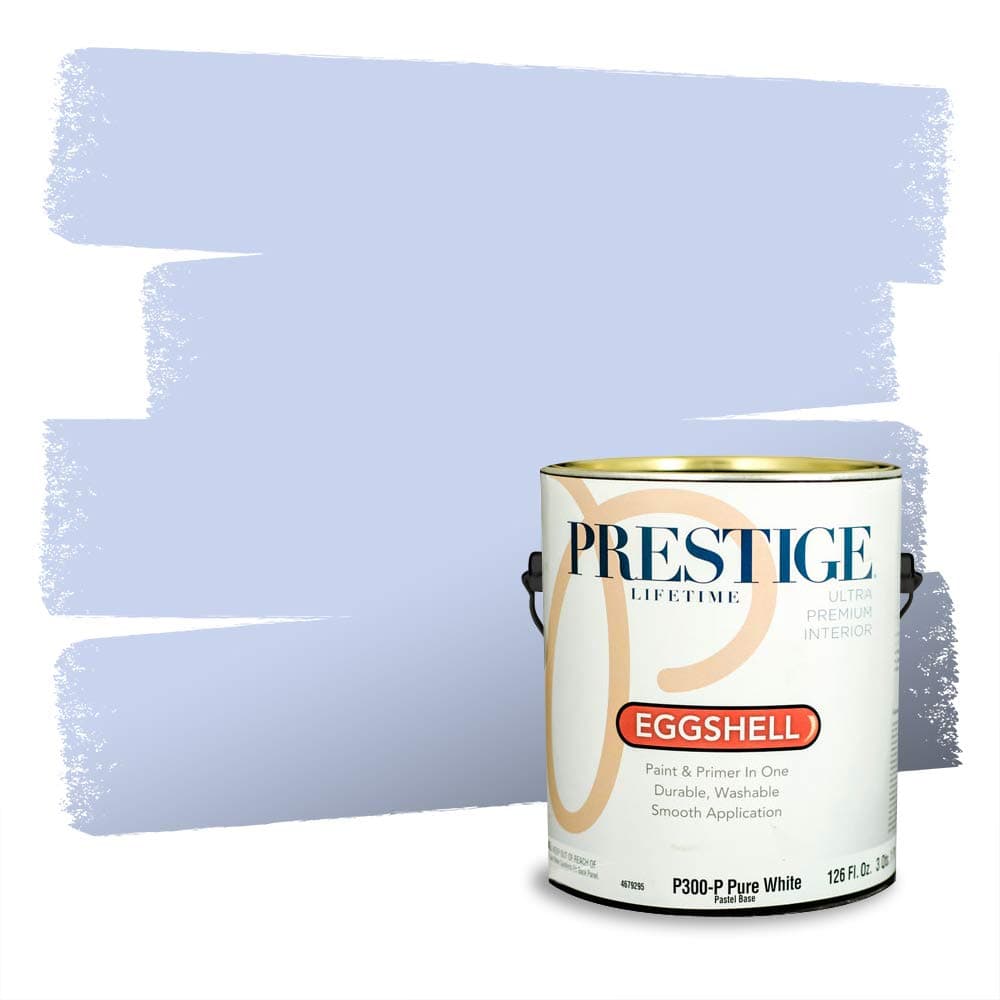PRESTIGE Paints Interior Paint and Primer In One, 1-Gallon, Semi-Gloss, Comparable Match of Valspar* Dewdrop* — view 979