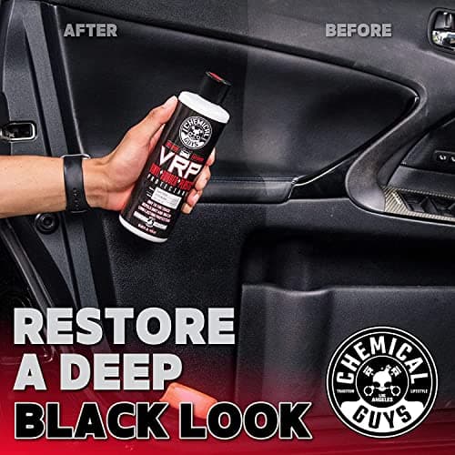 Chemical Guys VRP Protectant & WonderWave Applicators Kit - 16 oz Vinyl, Rubber, and Plastic Dressing with Foam Applicators - Restores Your Car's Interior & Exterior Surfaces — view 4