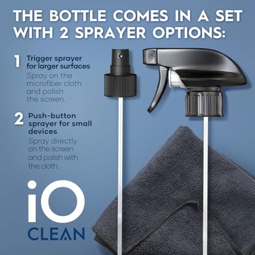 iO Clean Screen Cleaner Spray (16oz - 473ml) — view 2