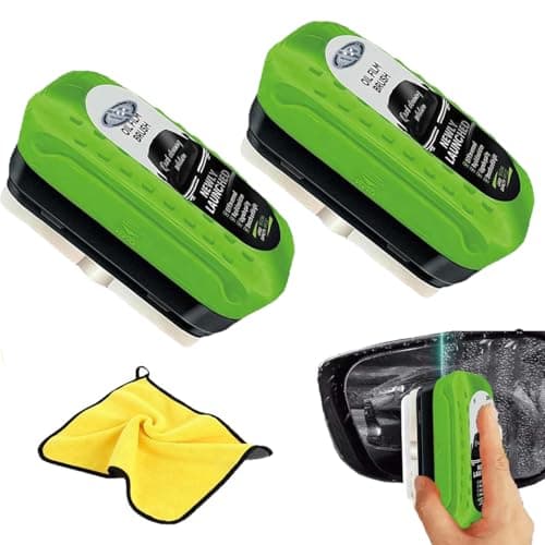 2pack Glass Film Cleaning Brush,Car Window Cleaner (2pack)
