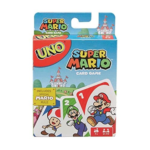 Mattel Games UNO Super Mario Card Game for Kids, Adults, Families & Game Nights, Themed Deck & Special Rule for 2 to 10 Players — view 3