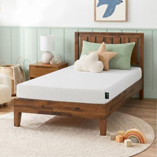 Zinus 6 Inch Twin Cooling Essential Memory Foam Mattress, Medium Feel