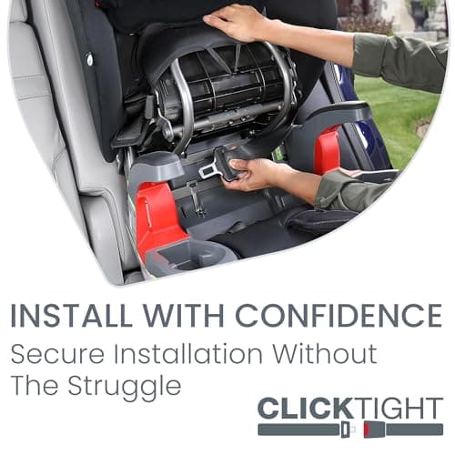 Britax Grow with You ClickTight Harness-2-Booster Car Seat, Cool Flow Gray — view 3