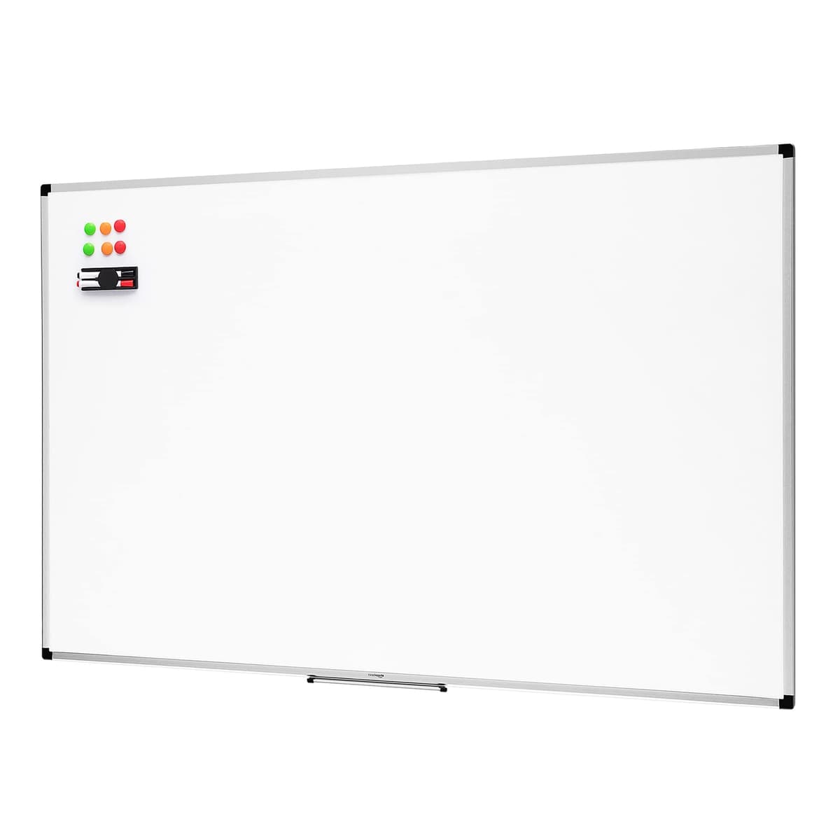 Amazon Basics Pizarra blanca magnética con bandeja para rotuladores y marco de aluminio, 240 cm x 120 cm — view 11