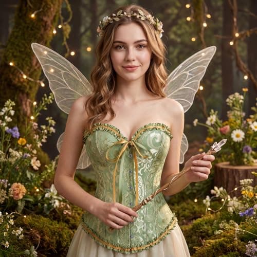 frawirshau Corsets for Women Plus Size Black Corset Sexy Bustier Corset Top Lingerie, Green, X-Large — view 3