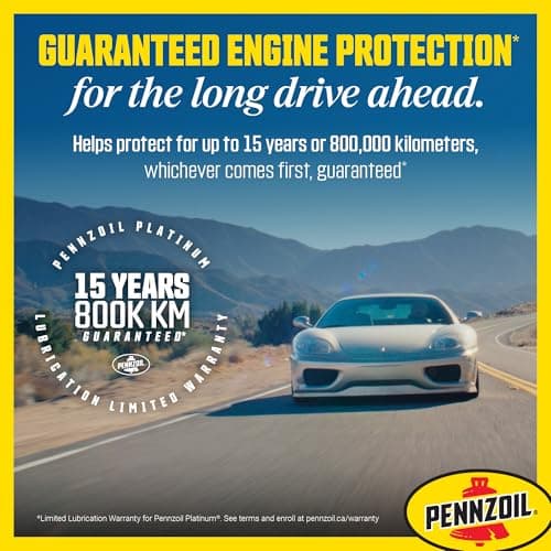 Pennzoil Platinum Full Synthetic 5W-20 Motor Oil, 5 Litre — view 6