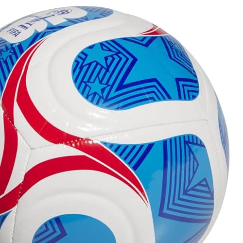 adidas Unisex-Adult FIFA World Cup 26™ Trionda USA Club Soccer Ball, White/Team Royal Blue/Solar Blue/Vivid Red, 3 — view 2
