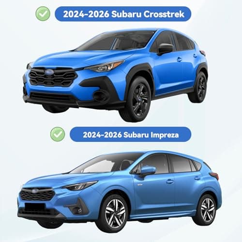 Window Visors Rain Guards for 2024 2025 2026 Crosstrek, Out-Channel Window Vent Wind Deflectors Visors Shades for 24 25 26 Impreza