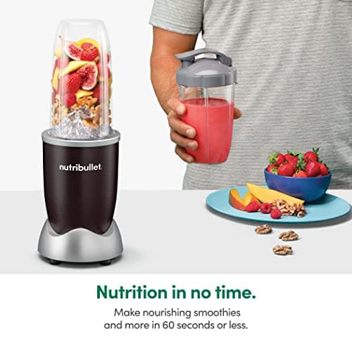 nutribullet® Pro 900W Personal Blender, 13-Piece Set, 32oz and 24oz Cups, Extractor Blade, Smoothies, Food Prep, Blends Ice and Frozen Fruit, Onyx Black, NB9-1301AK — view 4