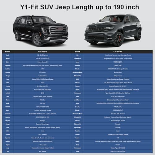 Tozaroa Hail Protector Car Cover for SUV(Length:182"-190"),Waterproof All-Weather Outdoor Anti Hail Thick Multi-Layered EVA with Sun Visor&Storage Bag for RAV4, CRV, Q5, Equinox, Rogue etc — view 8