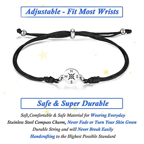 SAM & LORI Graduation Gifts Her Him 2026 High School 5th 6th 8th Grade Preschool College Teen Girls Bracelet Boys Cards Elementary Middle Kindergarten Nursing Daughter Personalized Women Link — view 2