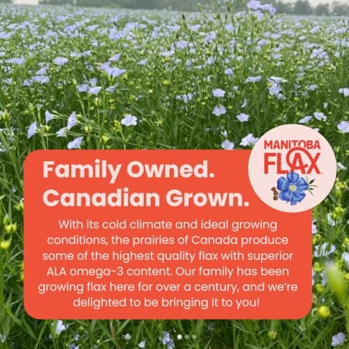 Premium Flaxseed Powder (NEW LOOK!) | Manitoba Flax by Manitoba Milling Co.| 454g | 3000 mg Omega-3, Fiber, Plant Protein | Vegan, Non-GMO, Gluten Free | Use in smoothies, oatmeal, yogurt, baked goods, dressings and sauces, and more — view 5