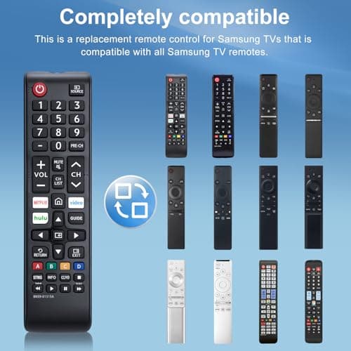 【Pack of 2】 New Universal Remote for All Samsung TV Remote, Replacement Compatible for All Samsung Smart TV, LED, LCD, HDTV, 3D, Series TV — view 3