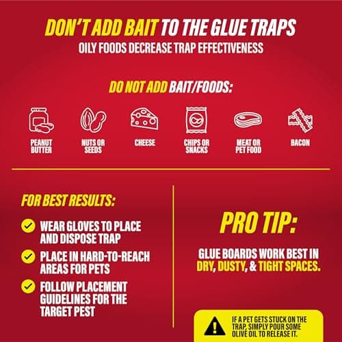 Catchmaster Max-Catch Mouse & Insect Glue Trap 36pk, Mouse Traps Indoor for Home, Sticky Pest Control Adhesive Tray for Catching Bugs, Bulk Classic Glue Boards — view 5