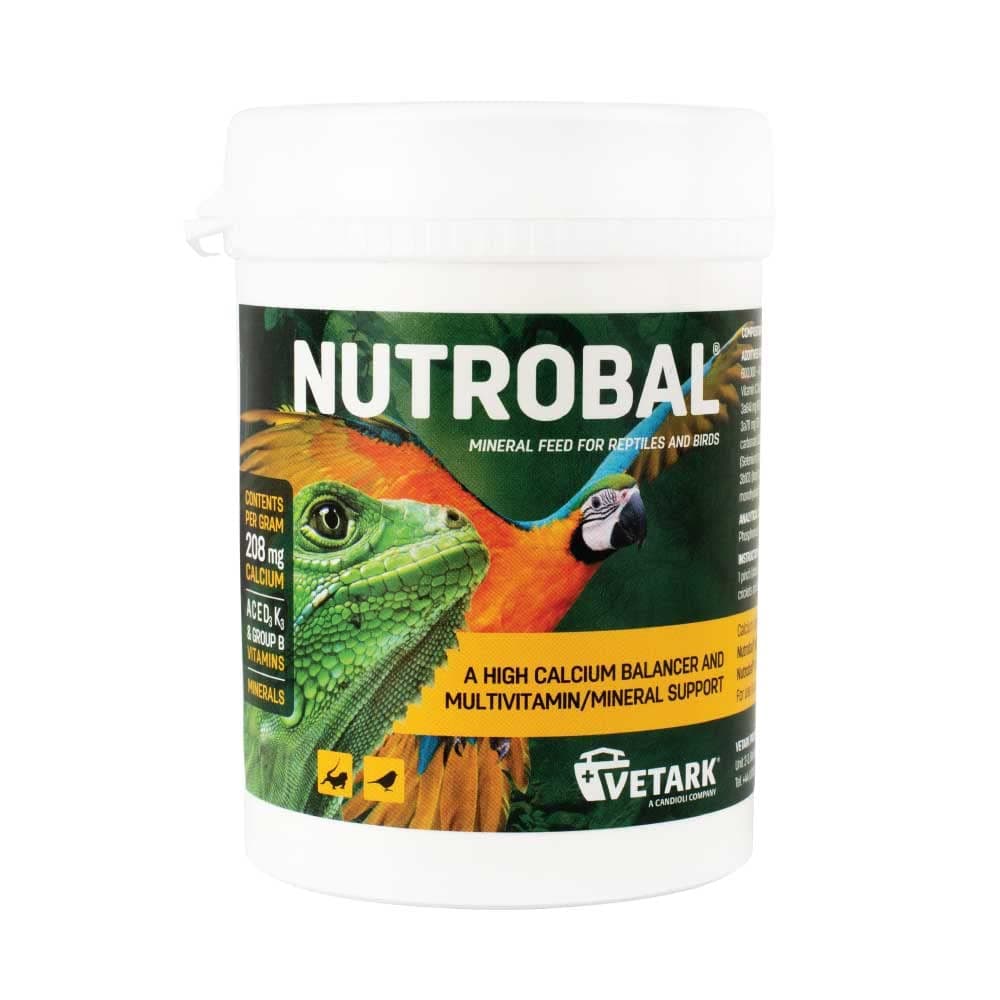 Nutrobal, Calcium & Vitamin D3 Mineral Supplement for Birds & Reptiles, Powder, Easy to Administer, 100g — view 7