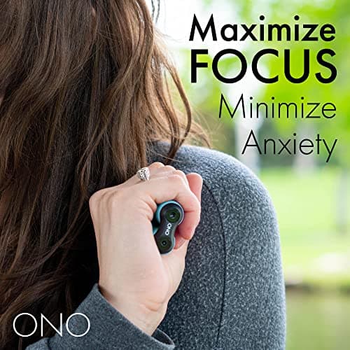 ONO Roller - Handheld Fidget Toy for Adults | Help Relieve Stress, Anxiety, Tension | Promotes Focus, Clarity | Compact, Portable Design (Junior Size/ABS Plastic, Teal) — view 4