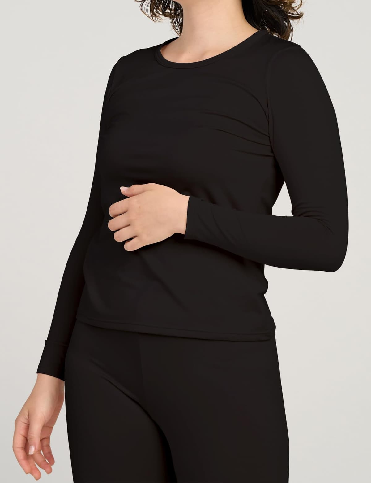 LAPASA Conjunto Ropa Termica Mujer Extra Calido Set Interior Camiseta Manga Larga Malla Termico Deportiva Invierno Frio Extremo Deporte Esqui Montaña L17/L41/L44 — view 3
