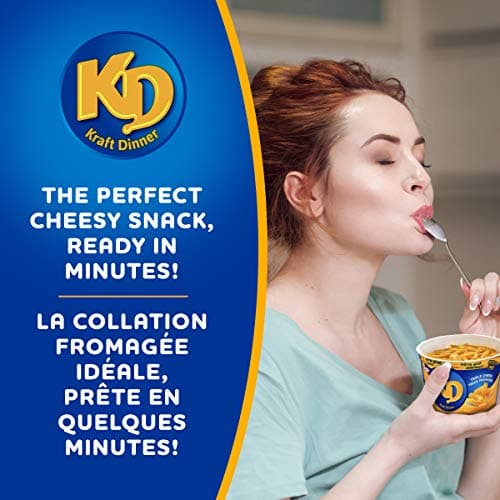 Kraft Dinner Original and Three Cheese Macaroni & Cheese Snack Cups Variety Pack, 58g (Pack of 12) — view 2