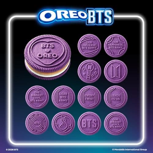 OREO & BTS Brown Sugar Pancake Creme Sandwich Cookies, Limited Edition, 303g — view 5