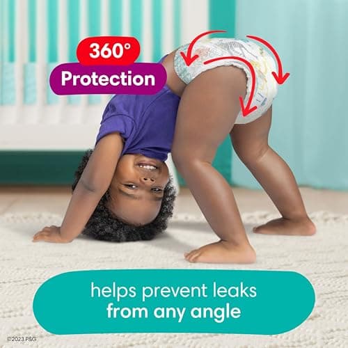 Pampers Cruisers 360 Pull-On Diapers, Size 4 (22-37 lbs), Babyproof up to 100% leakproof diaper1 Pack (Count of 144) — view 5