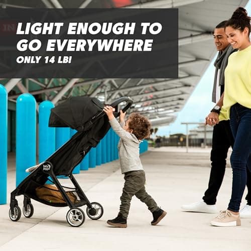 Baby Jogger® City Tour 2 Carry-On Approved Travel Stroller, Ultra-Compact Baby Stroller, Lightweight, Easy Fold, Baby Travel Essential, Pitch Black — view 5