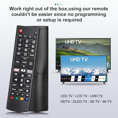 【Pack of 2】 for LG Smart TV Remote Control Replacement，Universal for All LG Smart TVs — view 2