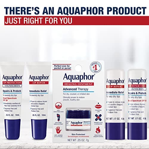 Aquaphor Lip Repair Stick, Moisturizing Lip Balm Pack, Relieves Dryness, 0.17 Oz Stick, Pack of 2 — view 7