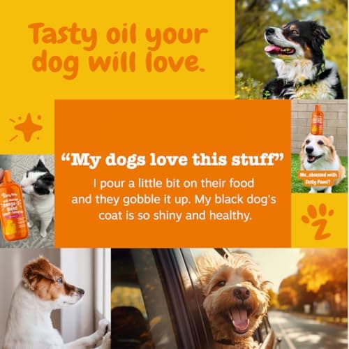 Zesty Paws Wild Alaskan Omega-3 Blend Pollock + Salmon Oil for Dogs and Cats- Skin and Coat Support, Omega 3 Supplement for Pets, 32oz — view 4