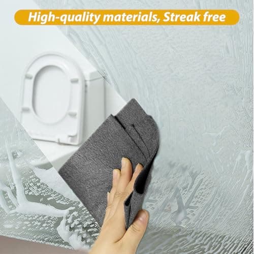 DyPinYise Thickened Magic Cleaning Cloth, 6Pcs Microfiber Cloth Reusable,Lint Free Cloth for Glass,Window, Mirror, Cars — view 2