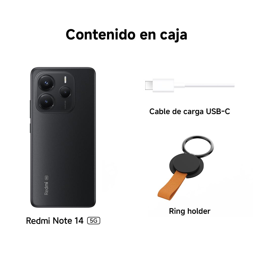 XIAOMI Redmi Note 14 5G - Smartphone de 8+256GB, Pantalla de 6.67" AMOLED FHD+ 120Hz, MediaTek Dimensity 7025-Ultra, cámara de 108MP, 5110 mAh, Cargador no Incluido, Morado (Versión ES) — view 4