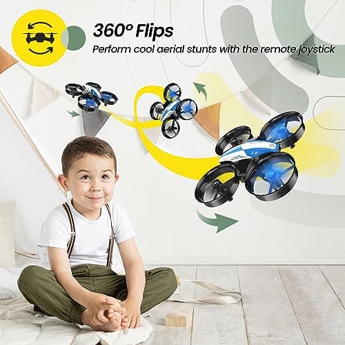 Holy Stone Mini Drone for Kids and Beginners RC Nano Quadcopter Indoor Small Helicopter Plane with Auto Hovering, 3D Flip, Headless Mode and 3 Batteries, Great Gift Toy for Boys and Girls — view 4