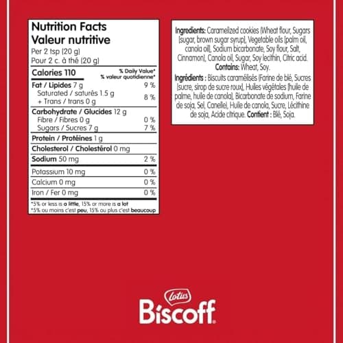 Lotus Biscoff Smooth Spread Jar, Caramelized Cookie Flavour, 400g, Vegan, Nut Free, No Added Colours or Flavours