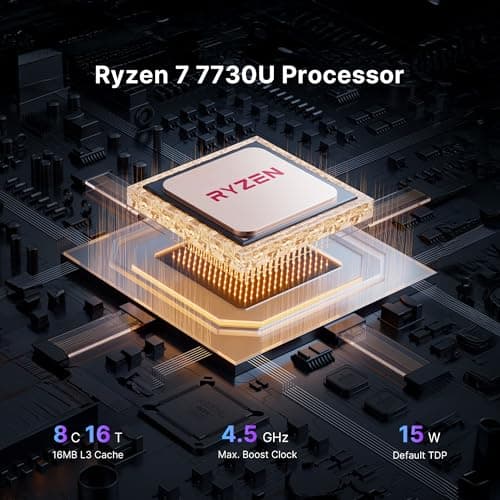 BOSGAME AU P4 Mini PC 7730U — view 2