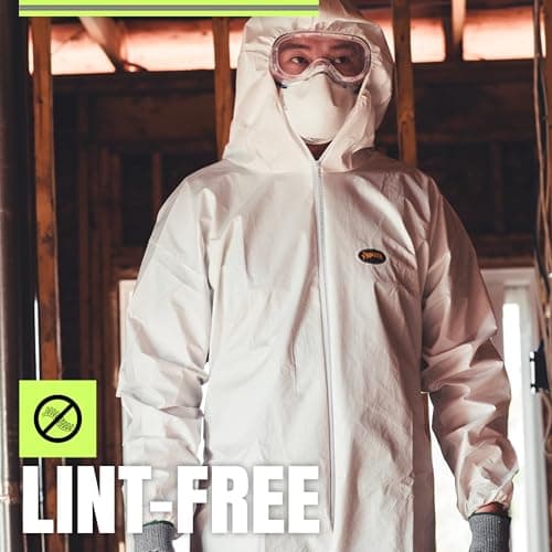 Pioneer Microporous Disposable Coveralls - Protects from Chemicals, Bleach, Paint - Breathable & Comfortable - Type 5 and 6 — view 6