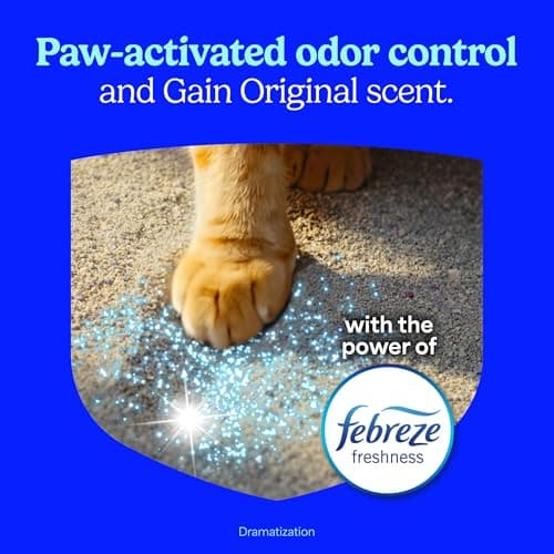 Fresh Step Advanced Odor Shield Light Weight Multi Cat Clumping Litter with Febreze Freshness, Gain Scent, Ammonia Block Technology, 18.5 lb. Box, Pack of 2 — view 5