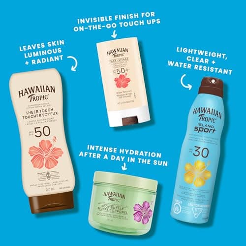 Hawaiian Tropic Island Sport Spray Sunscreen SPF 30, 170g | Hawaiian Tropic Sunscreen SPF 30, Sunscreen, Spray On Sunscreen, Body Sunscreen Spray, 170g — view 7