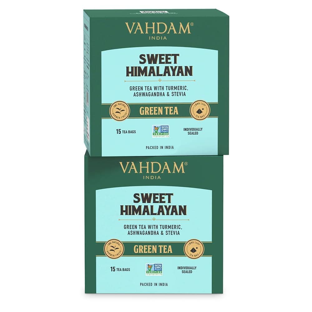 VAHDAM, Himalayan Té Verde (100 Piramidales Bolsitas De Té) 100% Pura Y Natural | Envasado Fresco En La India | Caliente, Frío O Como Kombucha — view 31