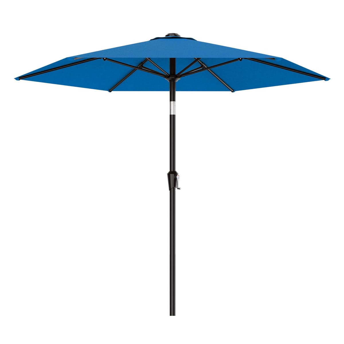 AreShark 10 FT Patio Umbrella for Outdoor, Outdoor Table Umbrella with Push Button Tilt and Crank, Outdoor Patio Umbrellas with 6 Sturdy Ribs, Patio Umbrellas for Market, Garden, Pool (Red) — view 17