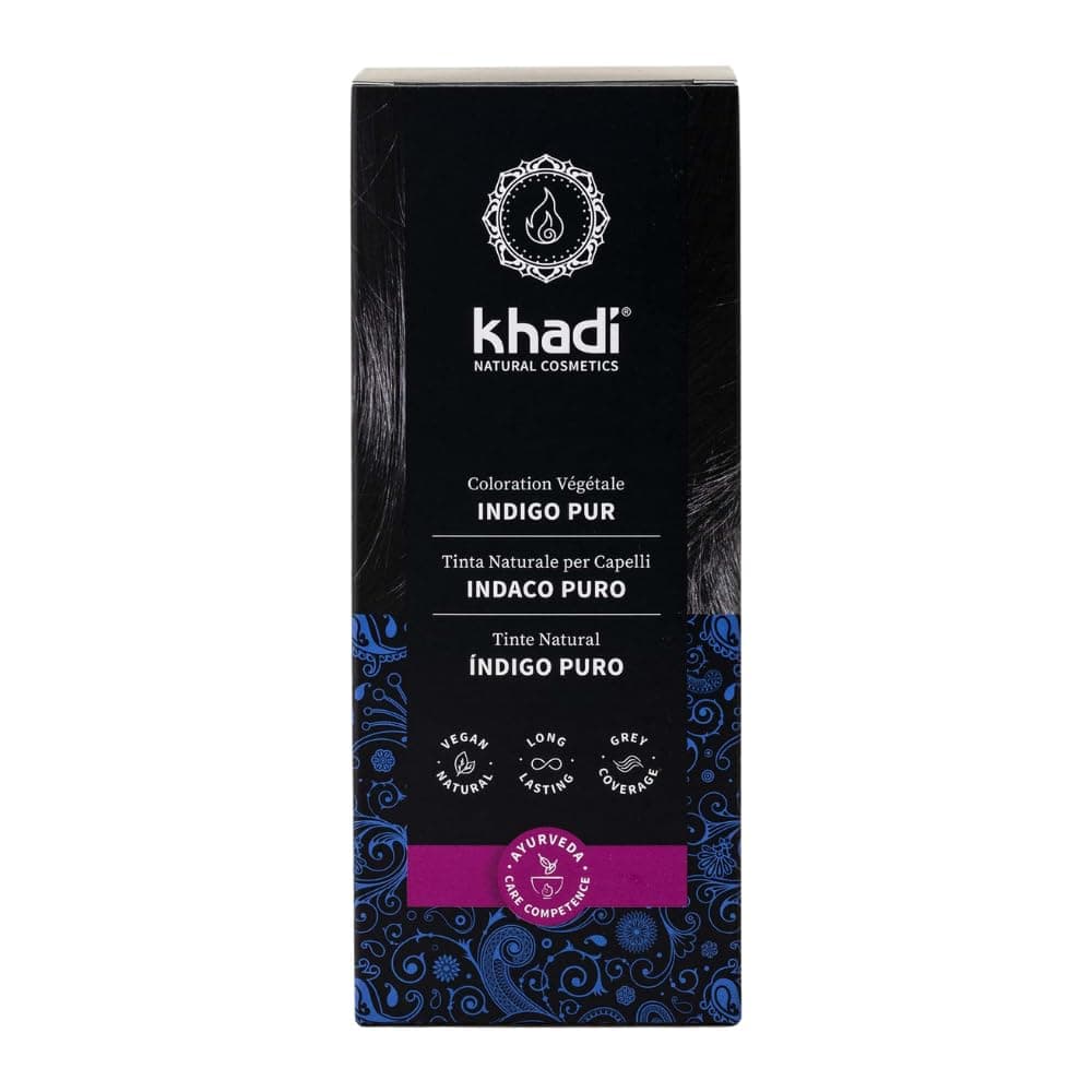 khadi CASTANO MEDIO Tinte vegetal para el cabello - tinte para un color castaño canela vivo y cálido hasta un castaño medio intenso y profundo - 100% vegetal - 100 g — view 26