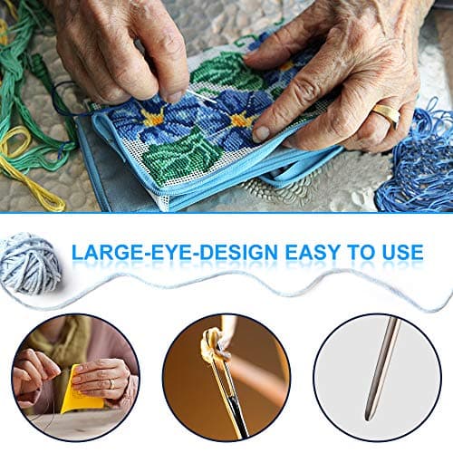 Vodiye 14 Sizes Crochet Hooks Set 2.0–10.0mm, Colorful Metal Crochet Needles, Ergonomic for Comfortable Crocheting — view 3