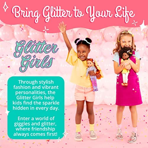 Glitter Girls – 14-Inch Fashion Doll – Brown Hair & Blue Eyes – Ice Cream Outfit & Tutu Skirt– Hair Bow & Glitter Sandals – 3+ Years – Kika — view 5