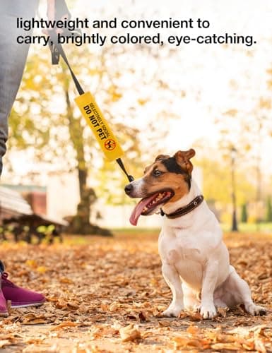 Cgvovgr Selectively Social Dog Leash Sleeve with Hanging ID Patch Tag, Funny Do Not Pet Leash Sleeve, Service Dog Patch Accessory for Dog Owners — view 4