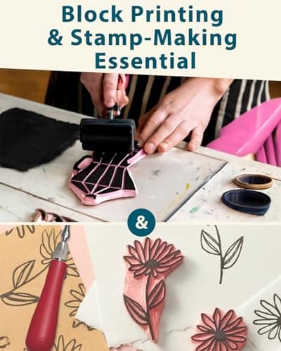 EasyTime Linocut Kit Block Printing: Complete Beginner Set Ready to Use — view 2