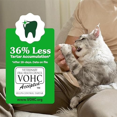 Greenies Cat Treats, Feline Veterinarian-Recommended Adult Natural Dental Cat Treats, Oven Roasted Chicken Flavor, 2.1 oz. Pouch — view 7