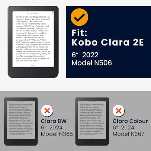 kwmobile Case Compatible with Kobo Clara 2E / Tolino Shine 4 Case - eReader Cover - Dogs White/Light Brown/Grey — view 5