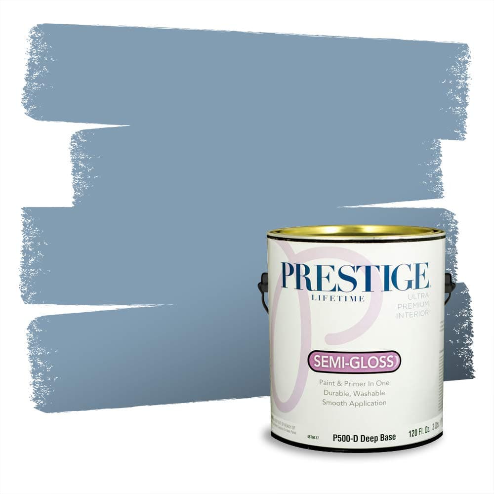 PRESTIGE Paints Interior Paint and Primer In One, 1-Gallon, Semi-Gloss, Comparable Match of Valspar* Dewdrop* — view 1601