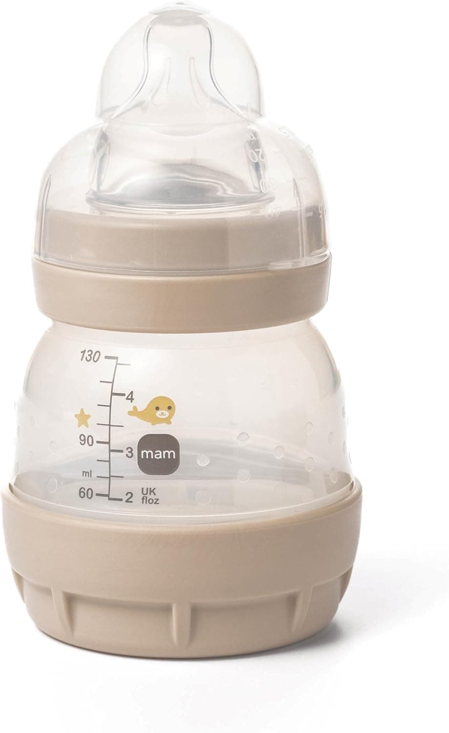 MAM Easy Start Anti-Colic Baby Bottles | 2 Pack (2 x 130ml) | Self-Sterlising Baby Milk Bottle | Slow Flow MAM Teat Size 1 | Newborn Essentials | Unisex | (Various Designs) — view 8